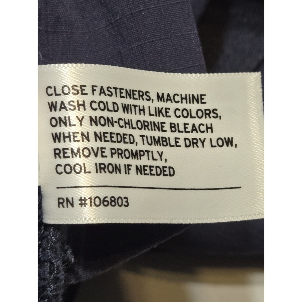 Duluth Trading Co Heirloom Bibs Women's Overalls Navy Blue XL x 33 Inseam NWT - Picture 7 of 10